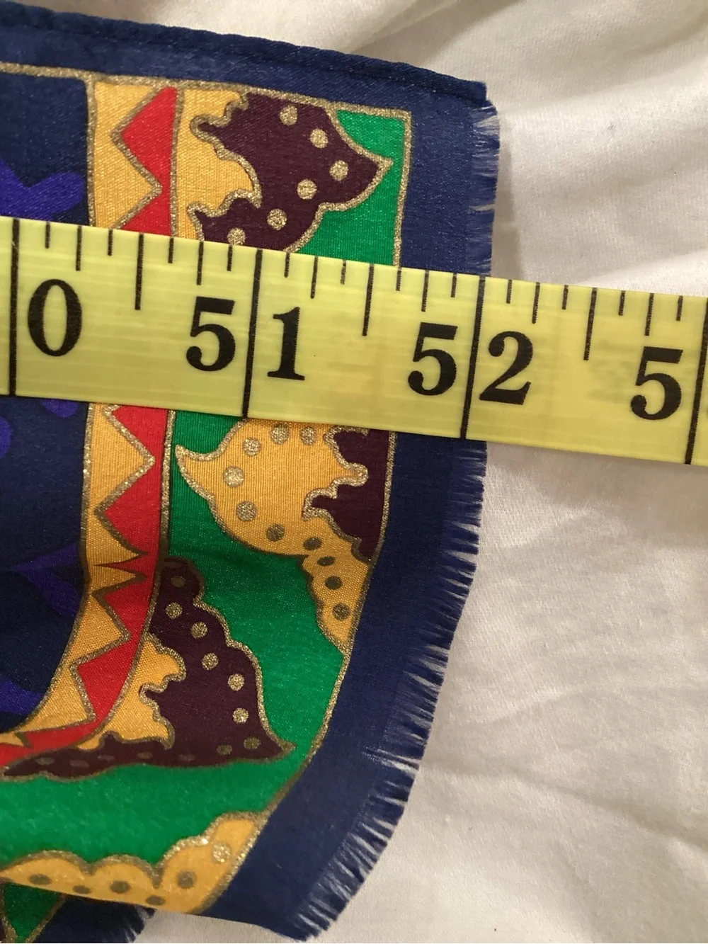 VTG Oscar de la Renta Silk Scarf in MIXED Vibrant colors